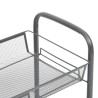 Chariot de cuisine à 5 niveaux Gris 46x26x105 cm Fer 546015546015