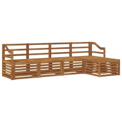 Ensembles de canapés 5 pcs Naturel Bois d'Acacia Massif 546042546042