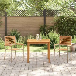 Ensemble de salle à manger pour jardin 3 pcs Beige 546063546063