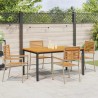 Ensemble de salle à manger pour jardin 4 pcs Beige et Marron 546075546075