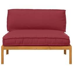 Ensemble de Canapés avec coussin Uni Bordeaux 120 x 92 x 69 cm 546081546081