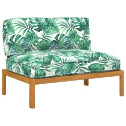 Ensemble de Canapés avec coussin Motif feuille 120 x 92 x 69 cm 546082546082