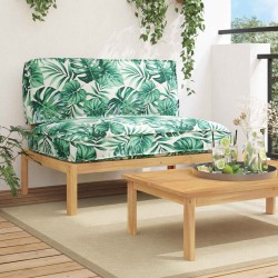 Ensemble de Canapés avec coussin Motif feuille 120 x 92 x 69 cm 546098546098