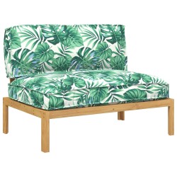 Ensemble de Canapés avec coussin Motif feuille 120 x 92 x 69 cm 546098546098