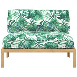 Ensemble de Canapés avec coussin Motif feuille 120 x 92 x 69 cm 546098546098