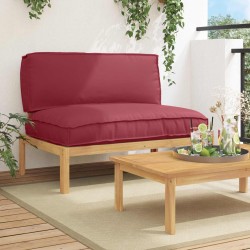 Ensemble de Canapés avec coussin Uni Bordeaux 120 x 92 x 69 cm 546100546100
