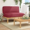 Ensemble de Canapés avec coussin Uni Bordeaux 120 x 92 x 69 cm 546100546100