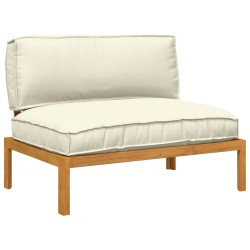 Ensemble de Canapés Crème 120 x 92 x 69 cm Bois d'Acacia Massif 546109546109