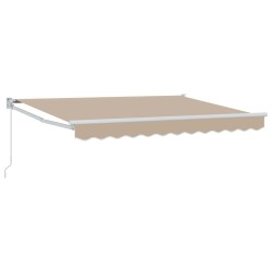 Auvent rétractable manuel Beige 2,5 x 2 m 546121546121