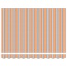 Auvent rétractable manuel Orange, Gris et Bleu 2,5 x 2 m 546129546129