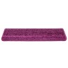 Tapis d'escalier 30 pièces 65 x 21 x 4 cm Violet Bord rectangulaire 546149546149