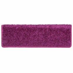 Tapis d'escalier 30 pièces 65 x 21 x 4 cm Violet Bord rectangulaire 546149546149