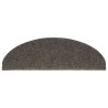 Tapis d'escalier autocollants 30 pièces 65 x 21 x 4 cm Anthracite Demi-rond Grand 546150546150