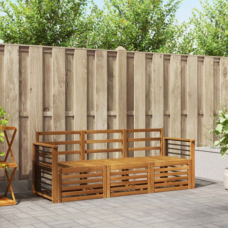 Ensembles de canapés 3 pcs Bois d'Acacia Massif 546151546151