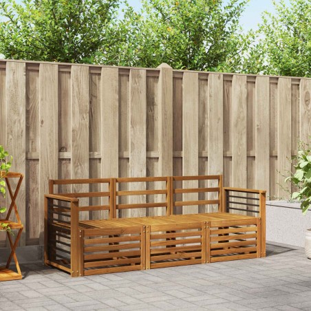 Ensembles de canapés 3 pcs Bois d'Acacia Massif 546151546151