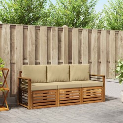 Ensembles de canapés avec coussin 3 pcs Naturel et Beige 546160546160