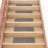 Tapis d'escalier autocollants 30 pièces 60 x 25 cm Beige Rectangulaire 546165546165
