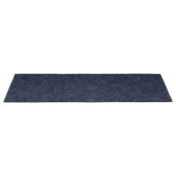 Tapis d'escalier autocollants 30 pièces 60 x 25 cm Gris Bleu Rectangulaire 546175546175