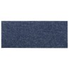 Tapis d'escalier autocollants 30 pièces 60 x 25 cm Gris Bleu Rectangulaire 546175546175
