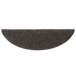 Tapis d'escalier autocollants 20 pièces 56 x 17 x 3 cm Anthracite Demi-rond 546181546181