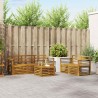 Ensembles de canapés 6 pcs Naturel Bois d'Acacia Massif 546237546237