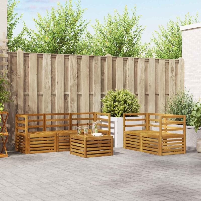 Ensembles de canapés Bois d'Acacia Massif 546249546249