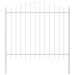 Clôture de jardin 4 pcs Blanc 170 x 165 cm 546257546257