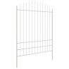 Clôture de jardin 4 pcs Blanc 170 x 225 cm 546259546259