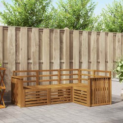 Ensembles de canapés 4 pcs Naturel Bois d'Acacia Massif 546345546345