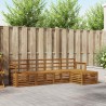 Ensembles de canapés 5 pcs Naturel Bois d'Acacia Massif 546347546347