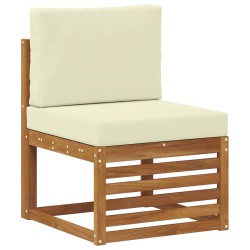 Ensembles de canapés avec coussin 4 pcs Naturel et Crème 546354546354