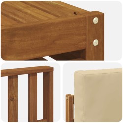 Ensembles de canapés avec coussin 5 pcs Naturel et Beige 546370546370