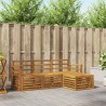 Ensembles de canapés 4 pcs Naturel Bois d'Acacia Massif 546383546383