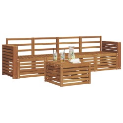 Ensembles de canapés 5 pcs Naturel Bois d'Acacia Massif 546401546401