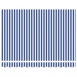 Auvent rétractable électrique Bleu et Blanc 2,5 x 2 m 546430546430