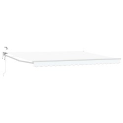 Auvent rétractable électrique Blanc 4 x 2 m 546442546442