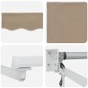 Auvent rétractable électrique Beige 2,5 x 2 m 546458546458