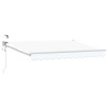 Auvent rétractable électrique Blanc 3 x 2,5 m 546482546482