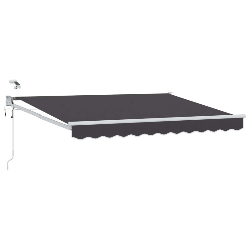 Auvent rétractable électrique Anthracite 3,5 x 2 m 546525546525