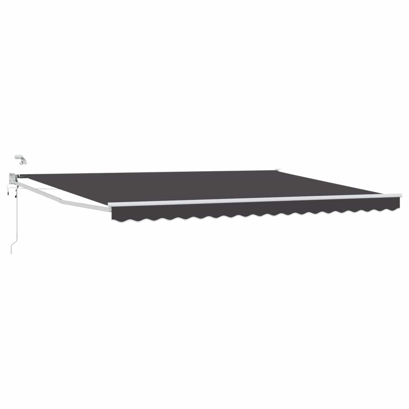 Auvent rétractable électrique Anthracite 4 x 2 m 546534546534