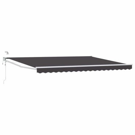 Auvent rétractable électrique Anthracite 4 x 2 m 546534546534