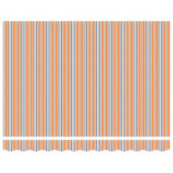 Cadre de store manuel avec LEDs Bleu et Orange 3,5 x 2,5 m 546579546579