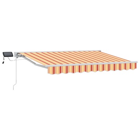 Cadre de store manuel avec LEDs Jaune et Orange 3 x 2,5 m 546589546589