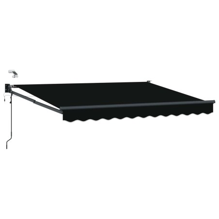 Auvent rétractable électrique Noir 3 x 2,5 m 546601546601