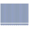 Auvent rétractable électrique Bleu et Blanc 3,5 x 2 m 546668546668