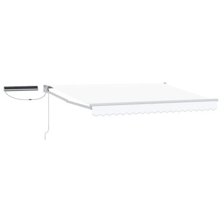 Auvent rétractable électrique Blanc 3 x 2,5 m 546690546690