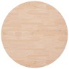 Dessus de table rond Ø90x4 cm Bois de chêne massif non traité 546717546717