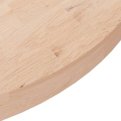 Dessus de table rond Ø90x4 cm Bois de chêne massif non traité 546717546717