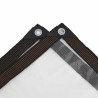Bâche avec œillets Transparent 4 x 10 m Polyéthylène 546738546738