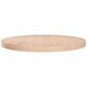 Dessus de table rond Ø80x4 cm Bois de chêne massif non traité 546740546740